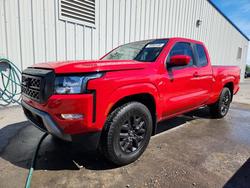 Salvage cars for sale from Copart Mercedes, TX: 2022 Nissan Frontier SV