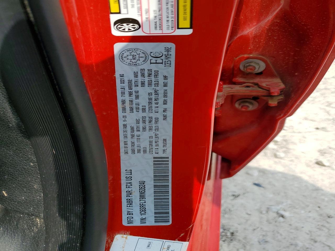 2021 Dodge RAM 1500 Rebel