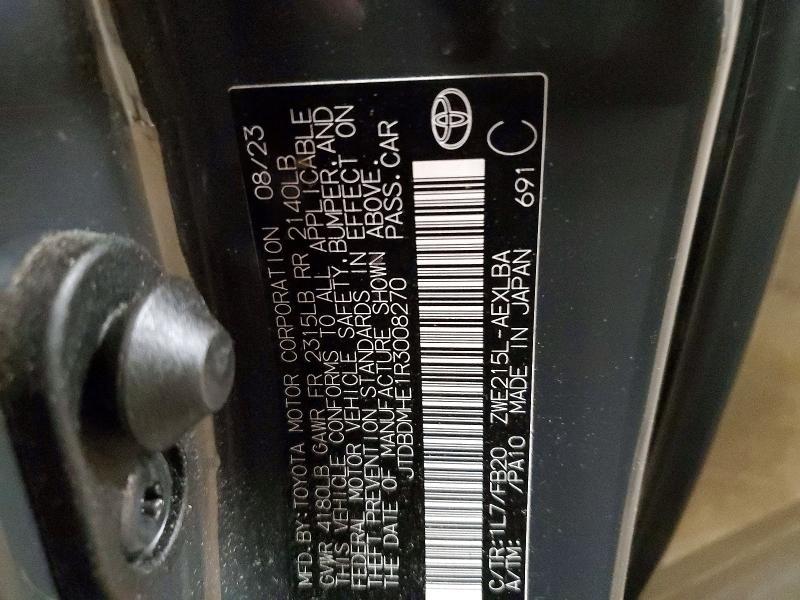 2024 Toyota Corolla Hybrid le