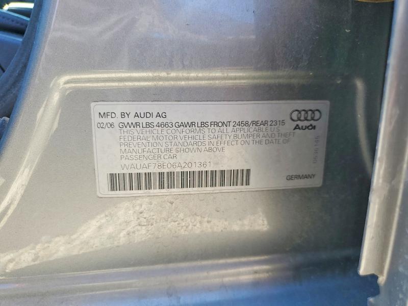 2006 Audi A4 2 Turbo
