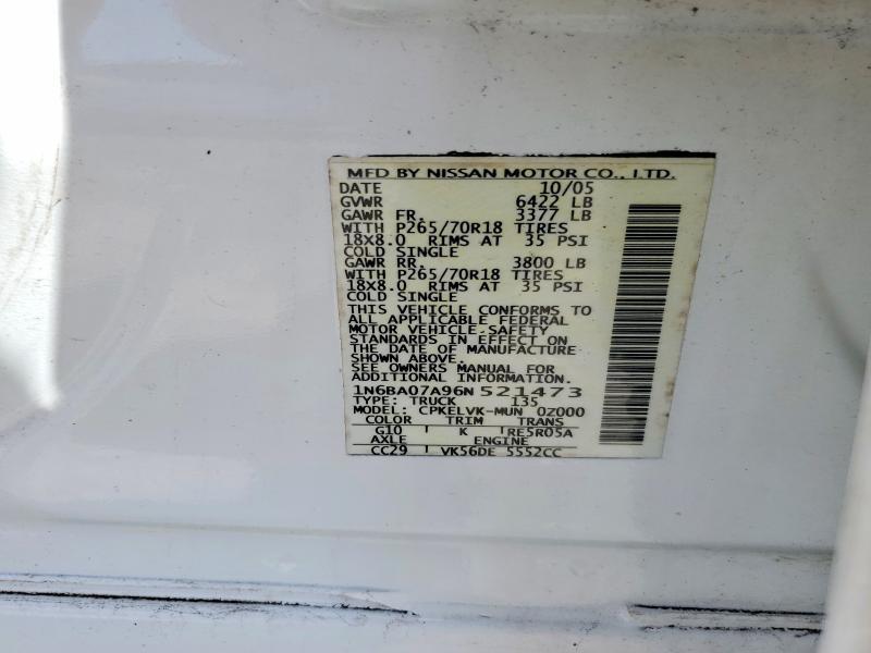 2006 Nissan Titan XE FFV