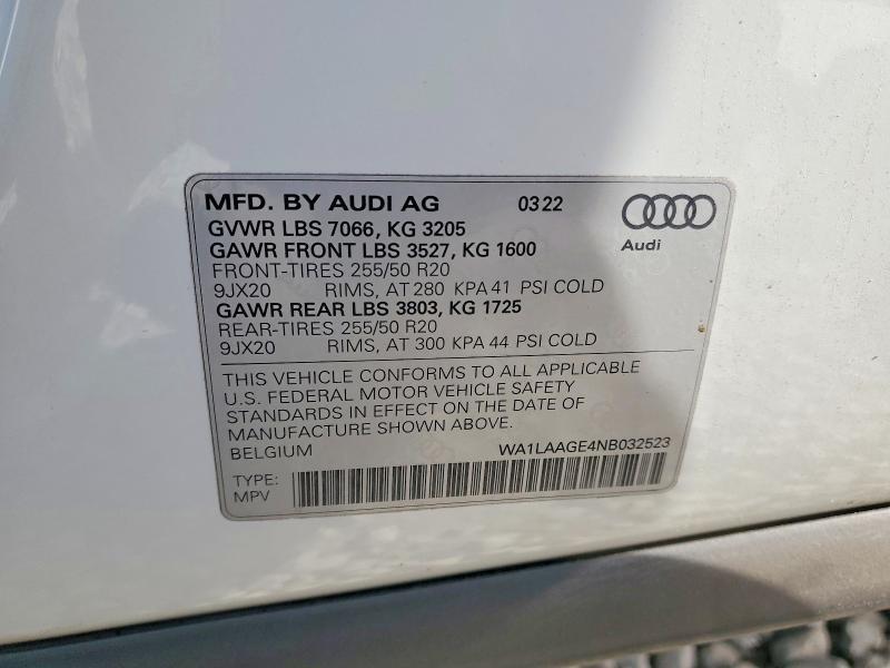 2022 Audi E-tron Premium Plus