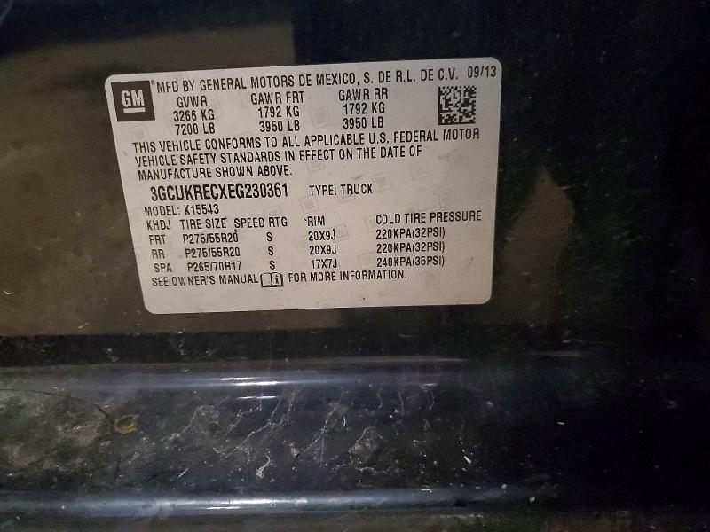 2014 Chevrolet Silverado K1500 lt