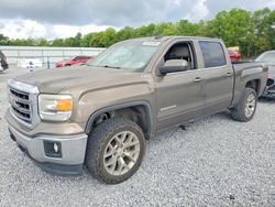 Salvage trucks for sale at Sulphur, LA auction: 2015 GMC Sierra K1500 SLE