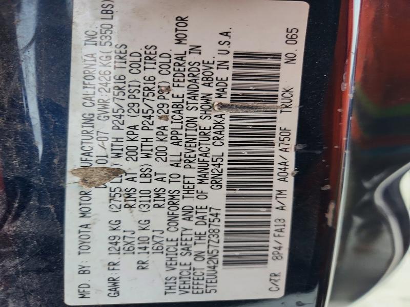 2007 Toyota Tacoma Access cab