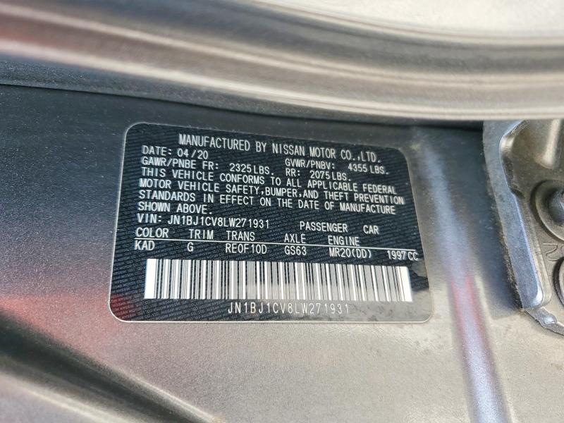 2020 Nissan Rogue Sport sv
