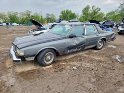 Chevrolet Caprice salvage cars for sale: 1988 Chevrolet Caprice Classic Brougham