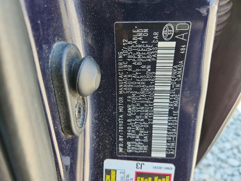 2013 Toyota Corolla le