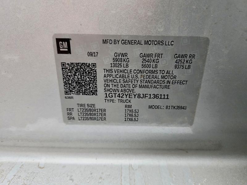 2018 GMC Sierra K3500 Denali