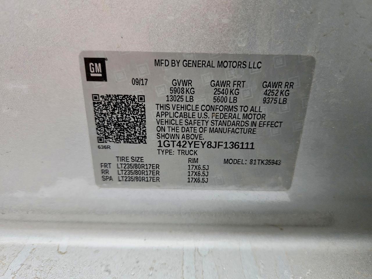 2018 GMC Sierra K3500 Denali