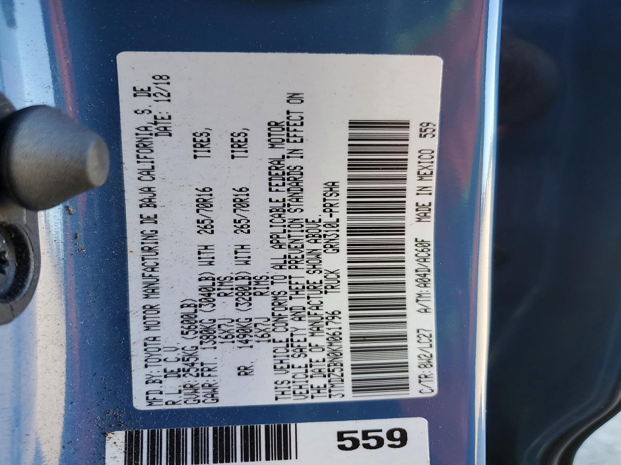 2019 Toyota Tacoma TRD OFF-Road