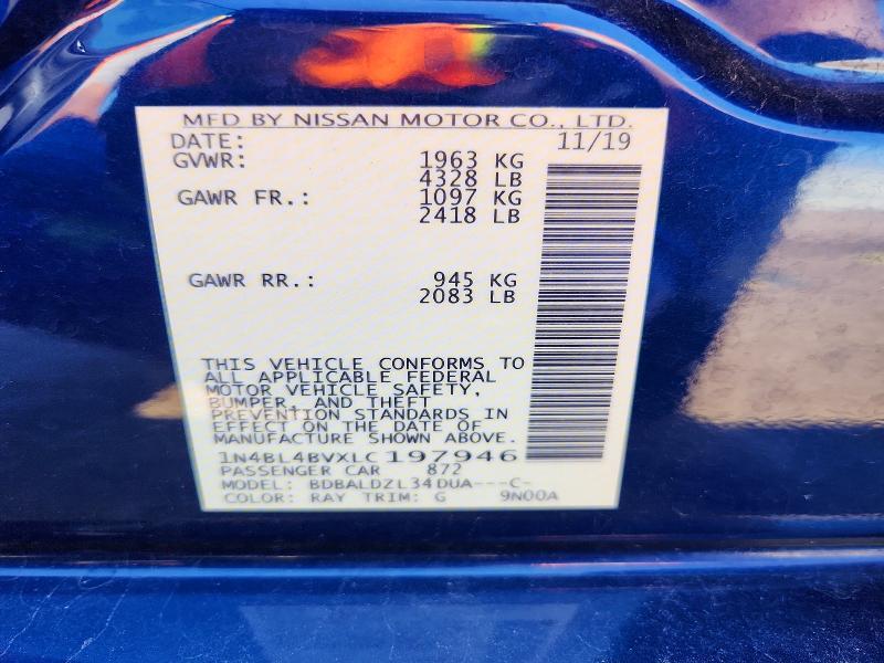 2020 Nissan Altima s