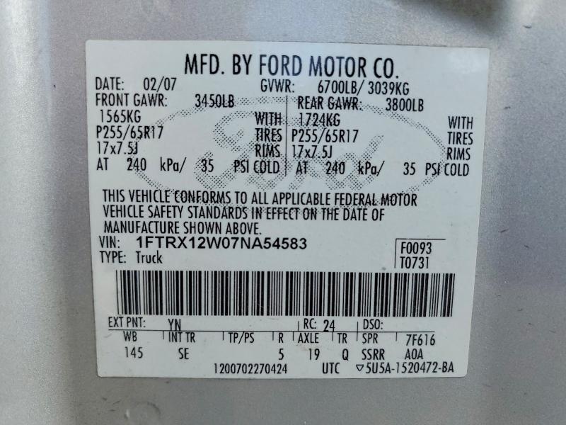2007 Ford F150