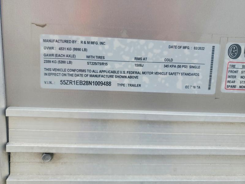 2022 R&M EC716TA Enclosed Cargo Trailer