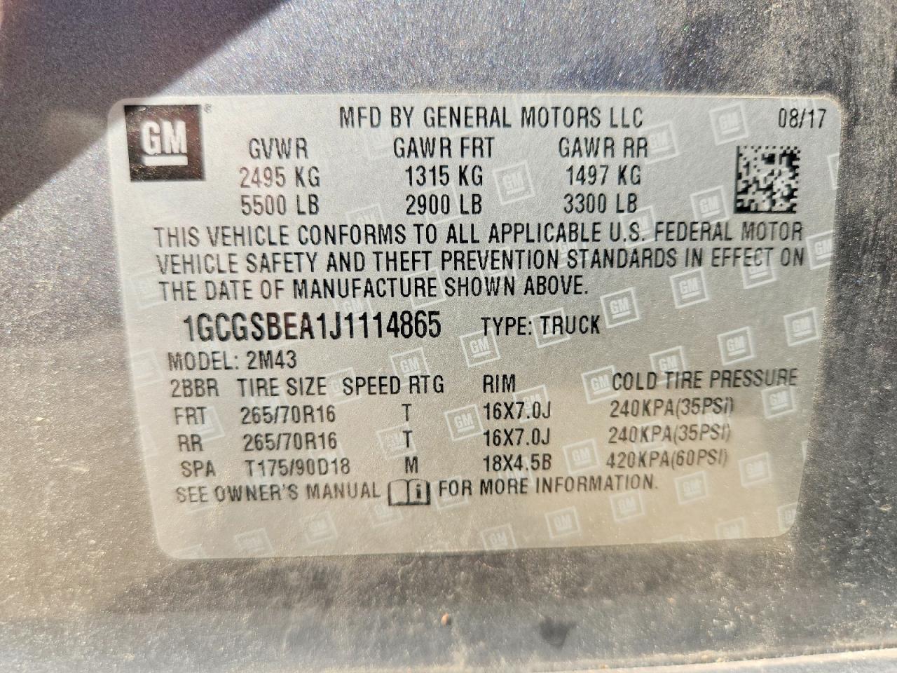 2018 Chevrolet Colorado
