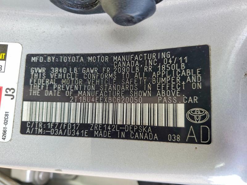 2011 Toyota Corolla s