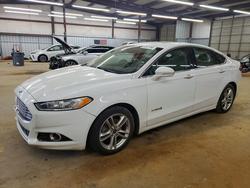 Ford salvage cars for sale: 2015 Ford Fusion Titanium hev