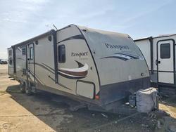 Salvage trucks for sale at West Mifflin, PA auction: 2016 Keystone Passport Camper