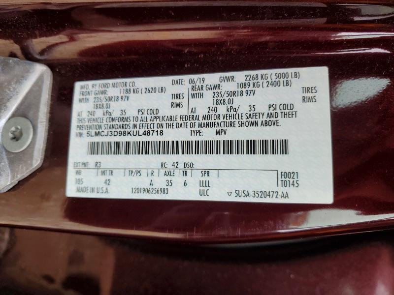 2019 Lincoln Mkc Reserve