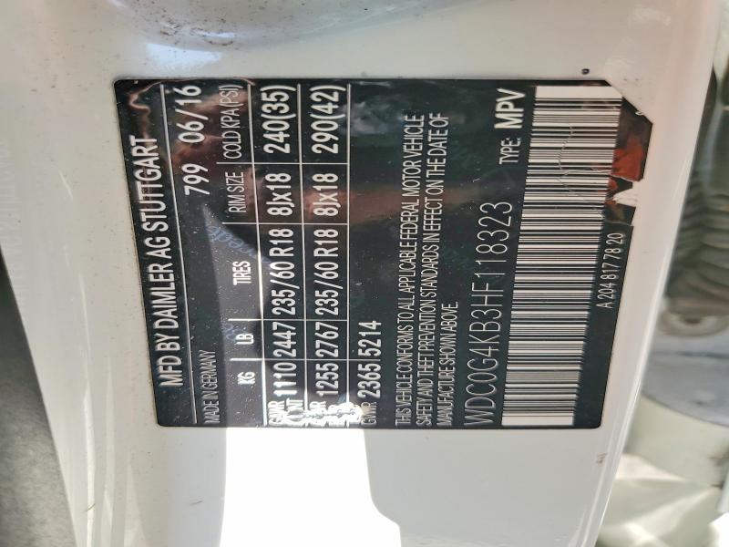 2017 Mercedes-Benz Glc 300 4matic