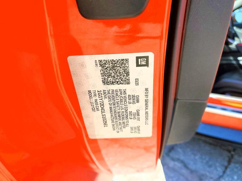2020 Chevrolet Corvette Stingray 2LT