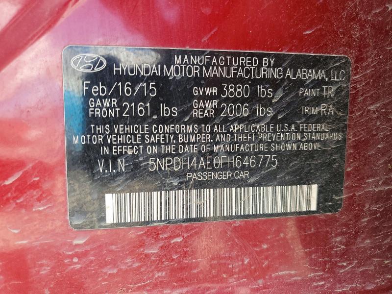 2015 Hyundai Elantra se