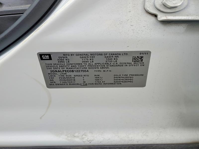 2011 Chevrolet Equinox lt