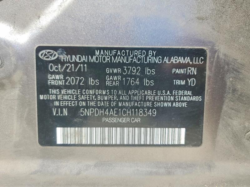 2012 Hyundai Elantra Limited