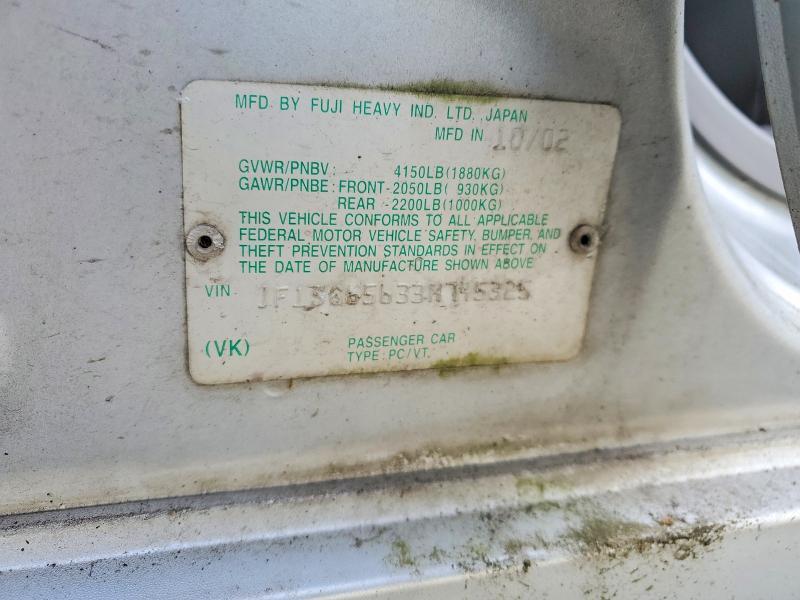 2003 Subaru Forester 2.5xs