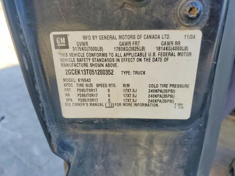 2005 Chevrolet Silverado K1500