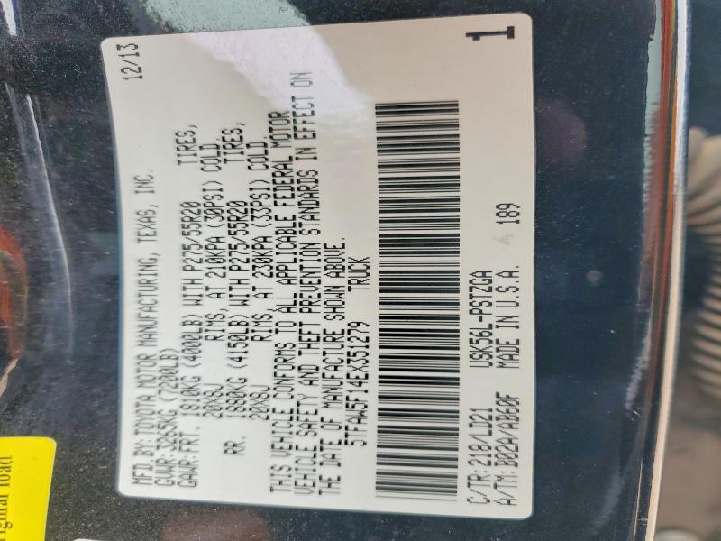 2014 Toyota Tundra Crewmax Platinum