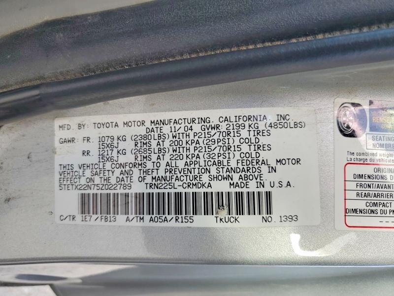 2005 Toyota Tacoma Base