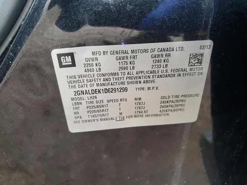 2013 Chevrolet Equinox lt