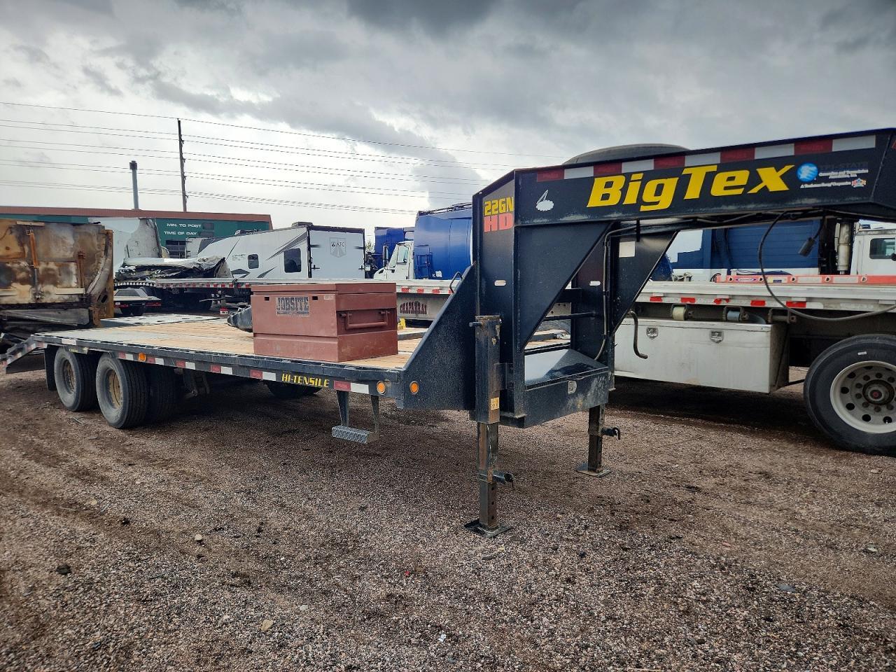 2019 Bigtx 2019 BIX TEX 22GN-20BK+5MR Equipment Trailer