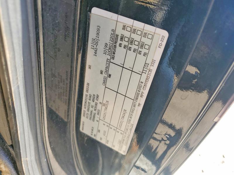 2000 GMC Savana rv G2500