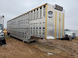 Salvage trucks for sale at Rapid City, SD auction: 2024 Merritt Livestock Trailer