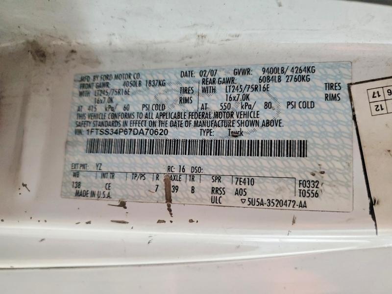 2007 Ford E350 Delivery van