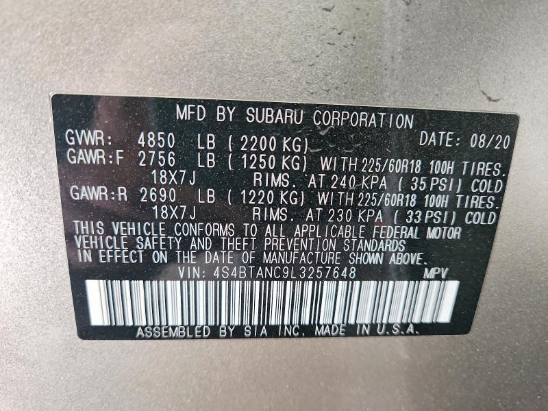 2020 Subaru Outback Limited