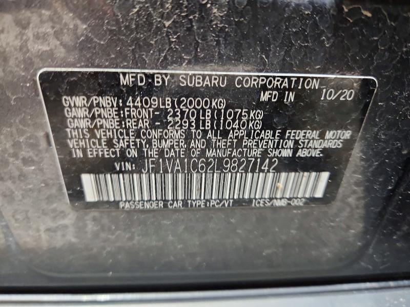 2020 Subaru Wrx Premium
