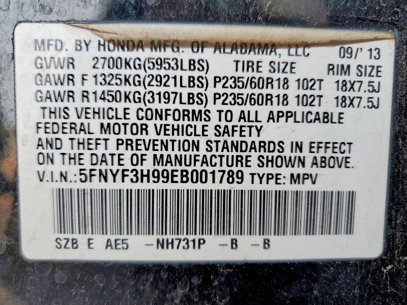 2014 Honda Pilot Touring