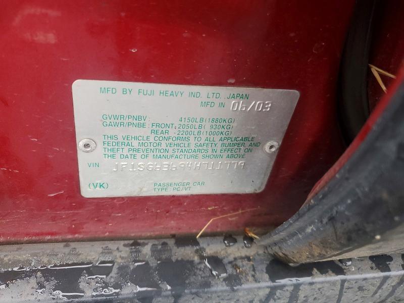 2004 Subaru Forester 2.5x