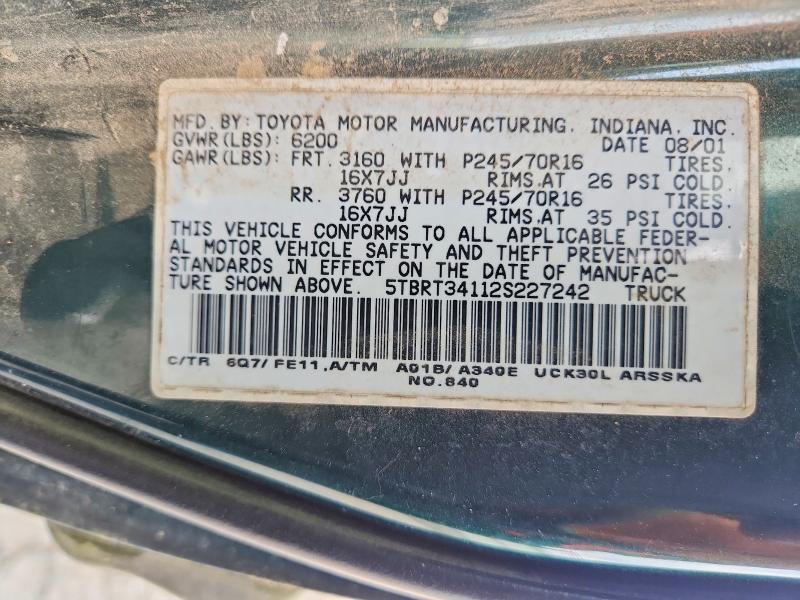 2002 Toyota Tundra SR5 V8