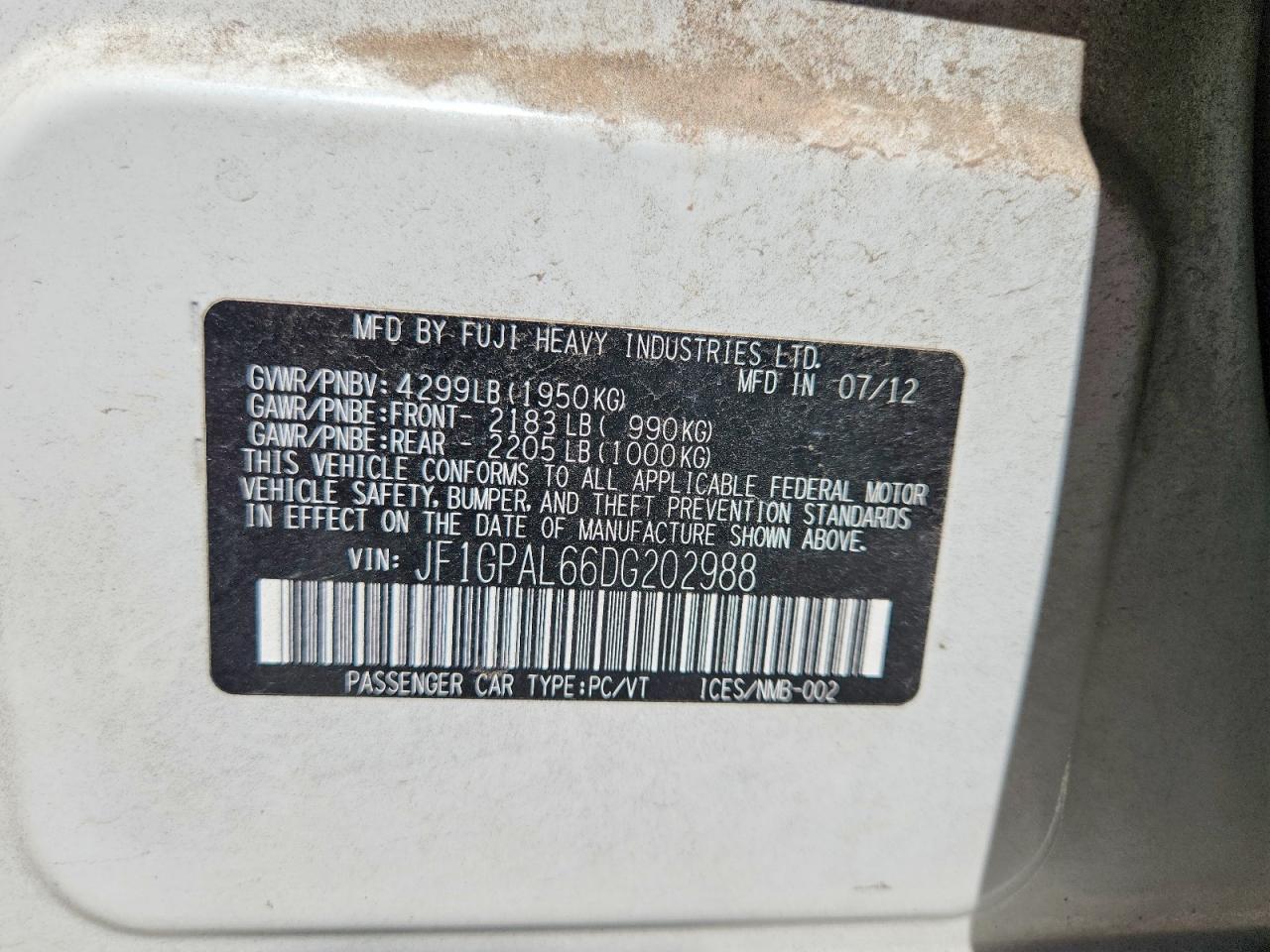 2013 Subaru Impreza Sport Premium