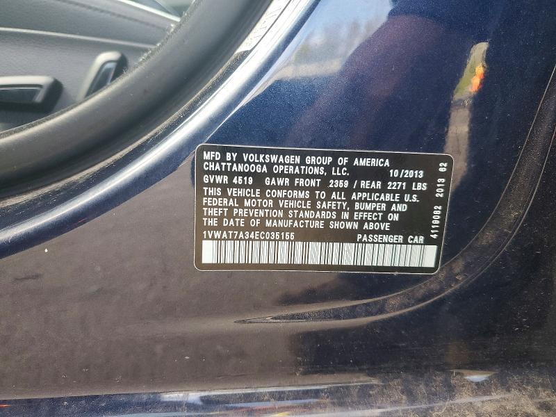 2014 Volkswagen Passat s