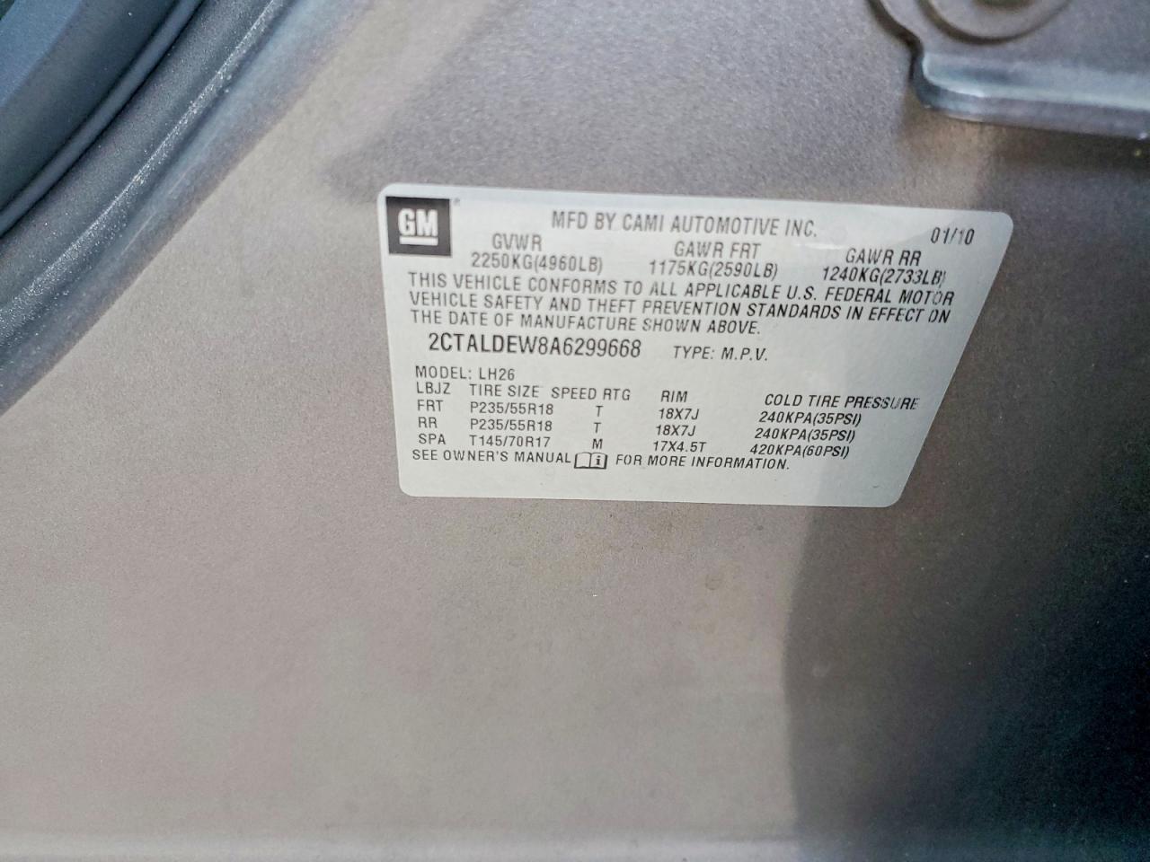 2010 GMC Terrain sle