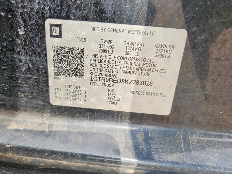 2019 GMC Sierra K1500 SLE