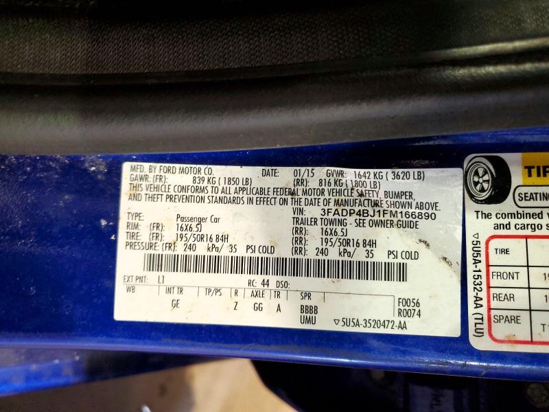 2015 Ford Fiesta se