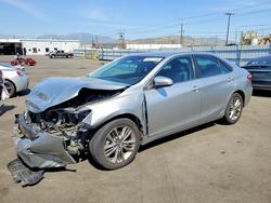 Toyota salvage cars for sale: 2015 Toyota Camry se