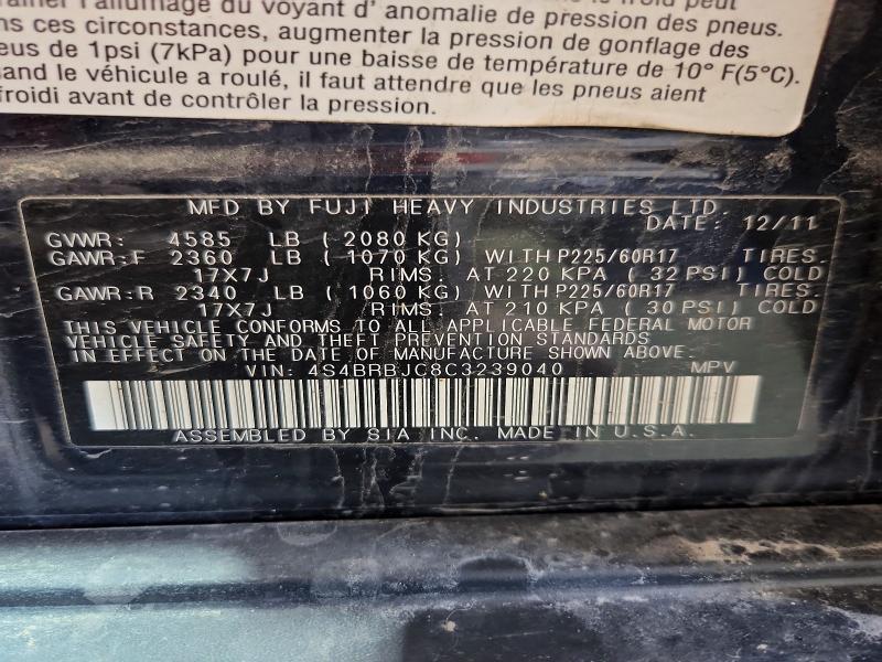 2012 Subaru Outback 2.5i Limited