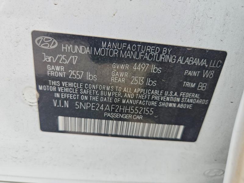 2017 Hyundai Sonata se